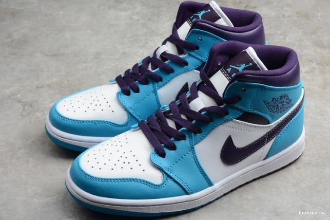 Jordan Mid 554724-415  1 Hornets 0211